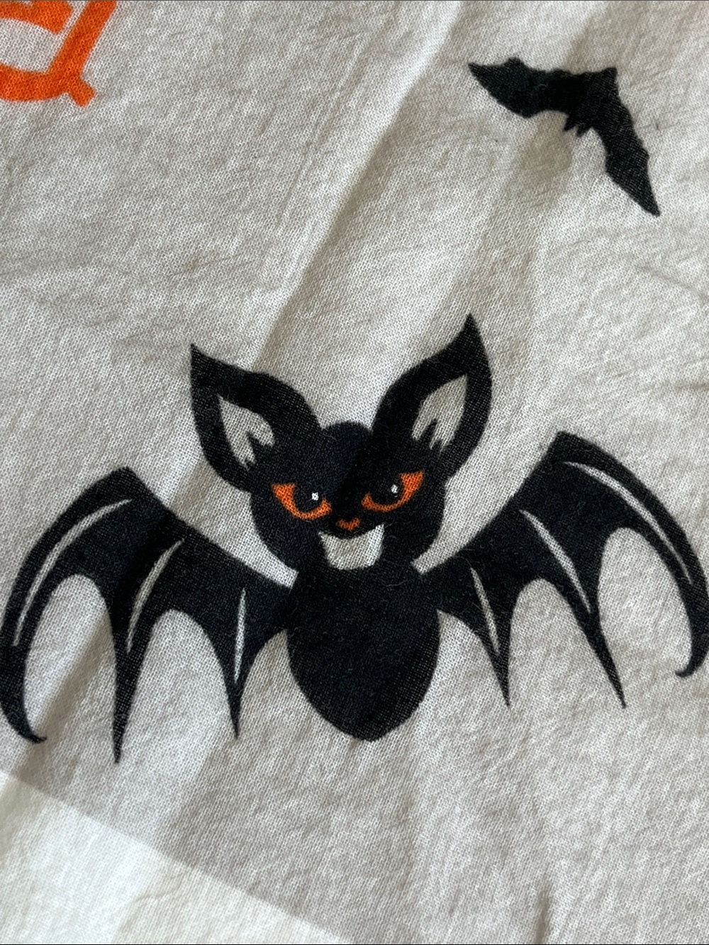 Vampire Bandana Trick or Treat Scarf Halloween Square Bats Boo - Picture 3 of 6